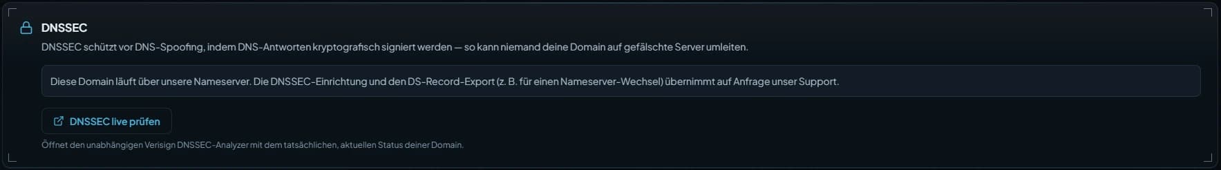 DNSSEC-Schutz
