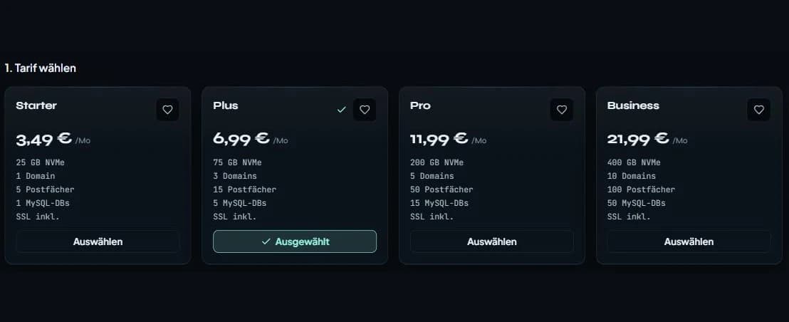 Vier Tarife, keine Rechenaufgabe