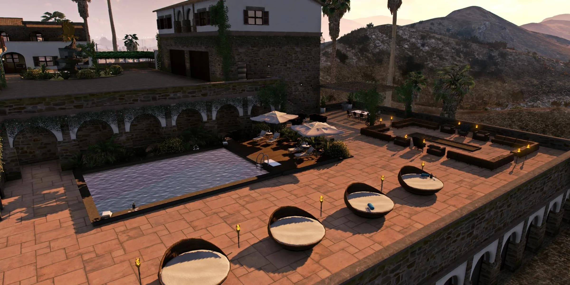 Poolterrasse